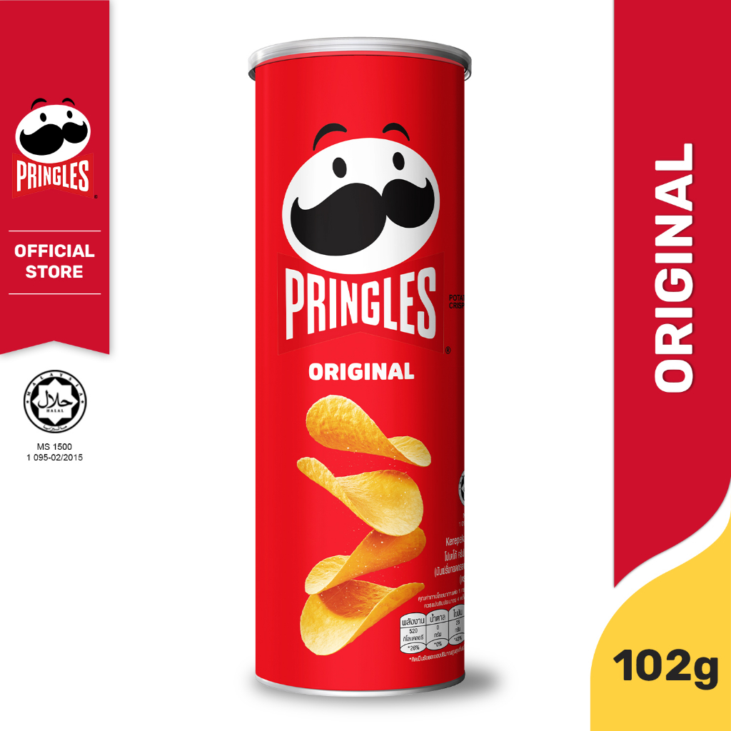 Pringles Potato Chips Original 102g Shopee Malaysia