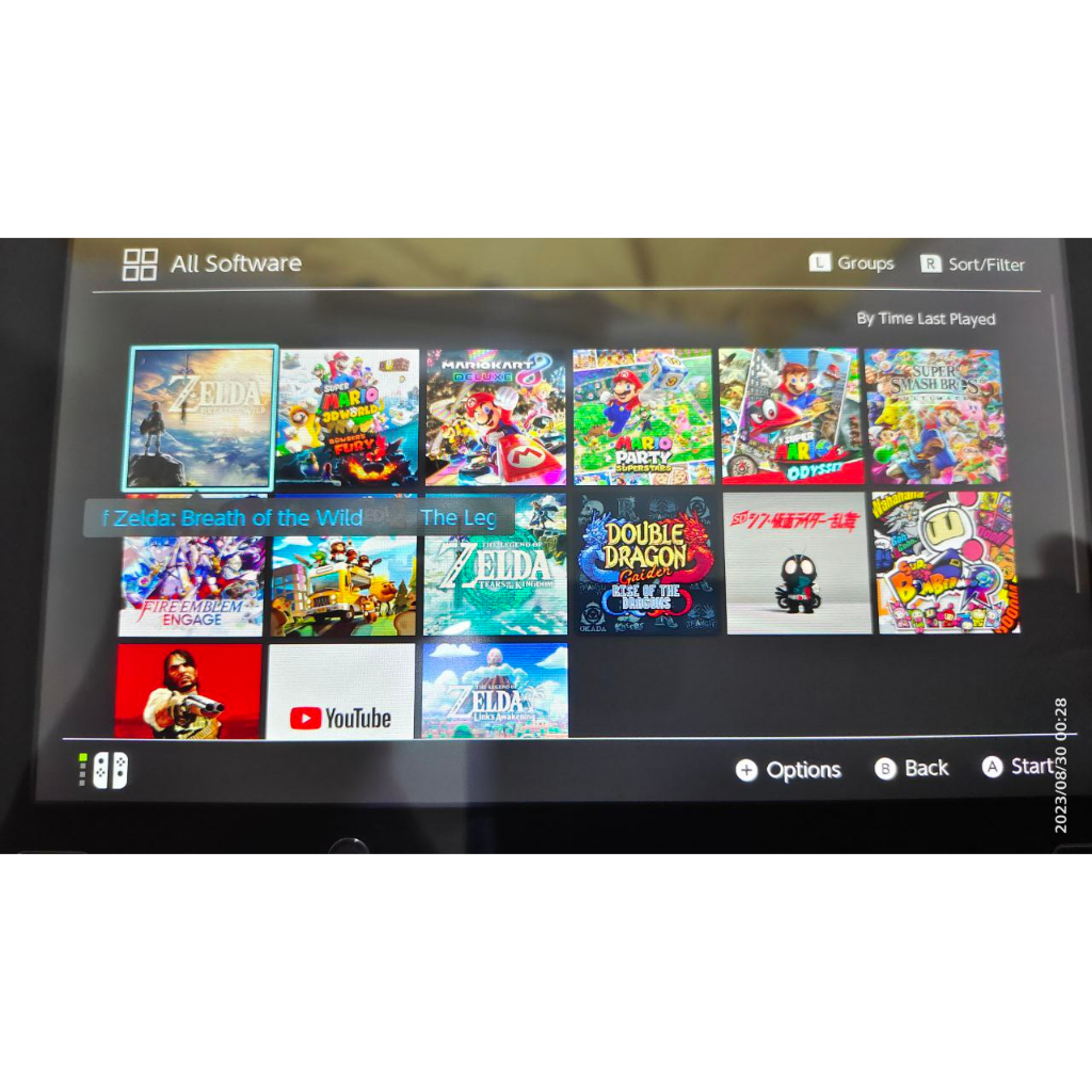 Used Jailbreak Nintendo Switch V With Games Gb Memory Card