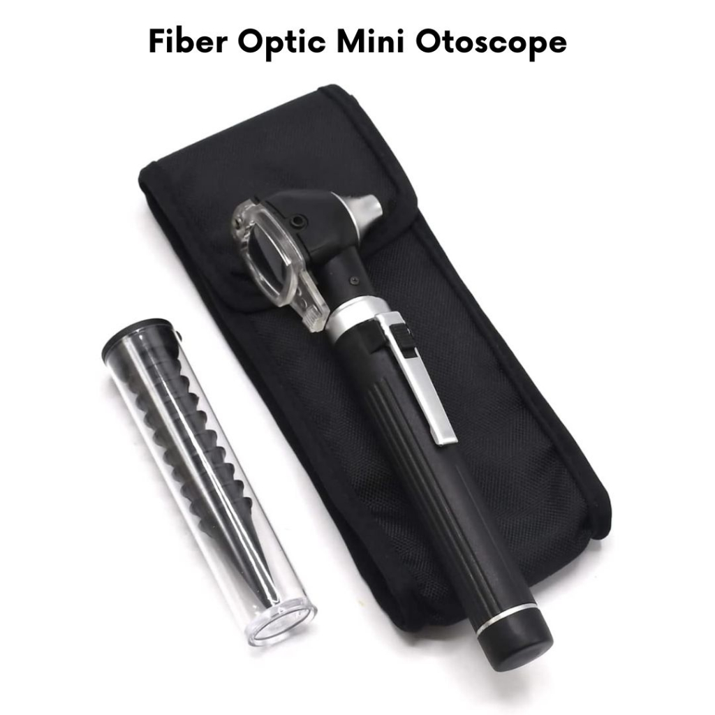 Fiber Optic Mini Otoscope Set Mini Ear Otoscope Magnification