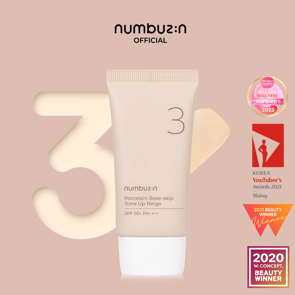 Numbuzin No Porcelain Base Skip Tone Up Beige Spf Pa Ml