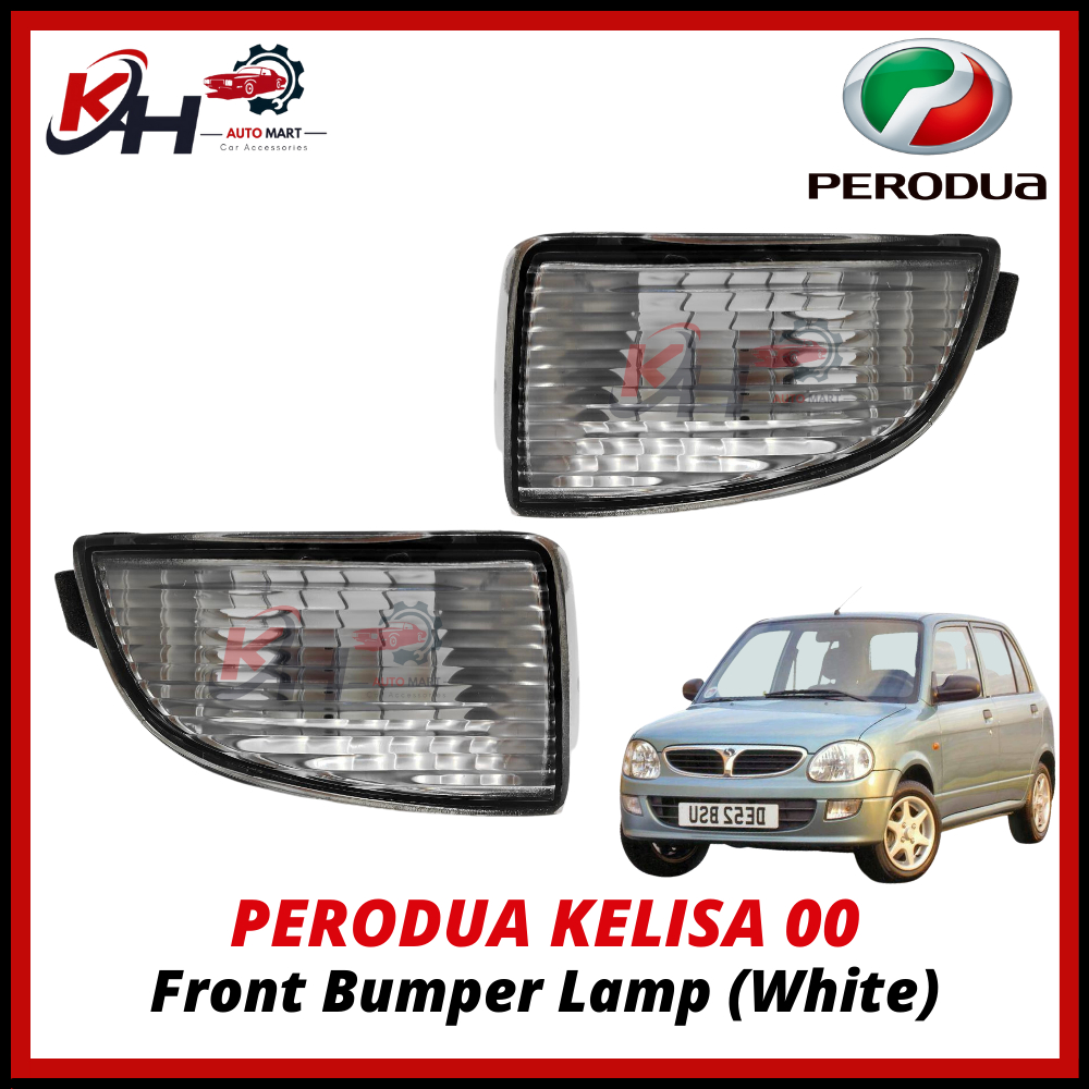 Perodua Kelisa Front Bumper Lamp White Light Lampu Signal Bulb