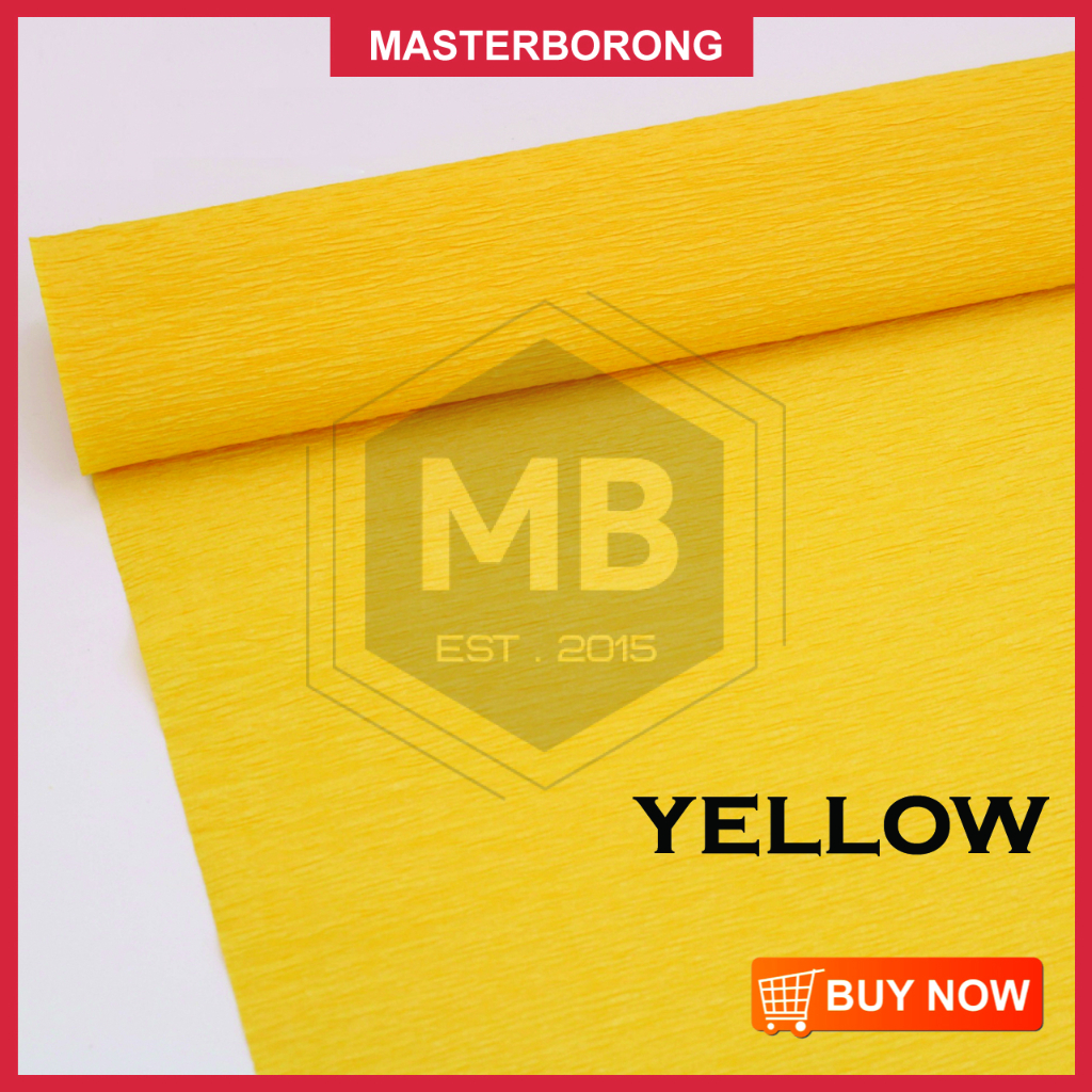 Masterborong Cm X Cm Crepe Paper Roll Flower Making Material