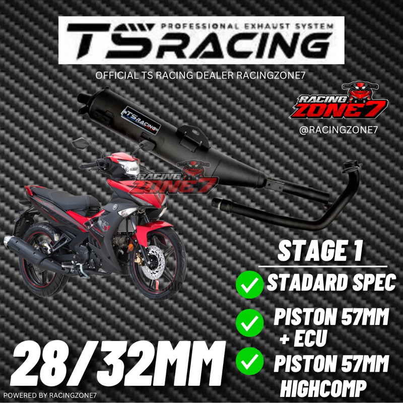 Terbaru Ts Racing Exhaust Super Back Pressure Y Zr Lc V V