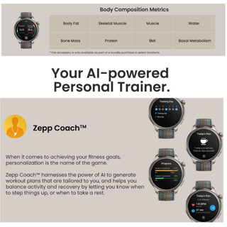 Amazfit Balance Smart Watch Ai Fitness Coach Sleep Health Tracker