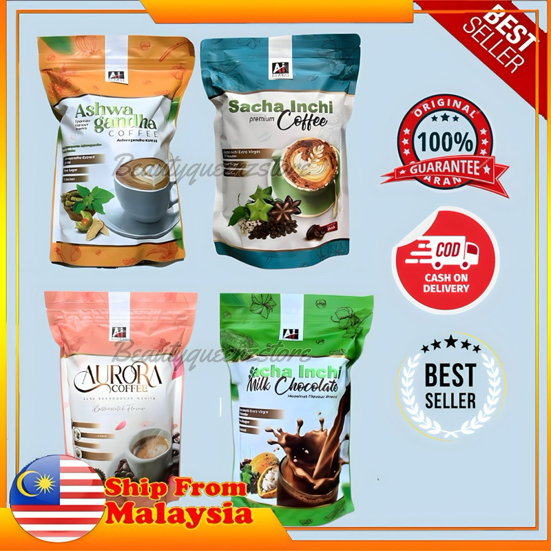 Kopi Sacha Inchi Premium AURORA COFFEE ASHWAGANDA COFEE SACHA