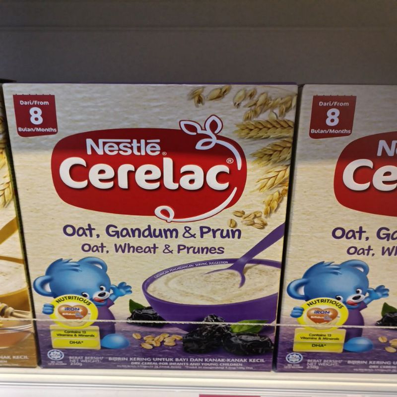 Nestle Cerelac Infant Cereal With Milk Oats Wheat Prunes G Shopee