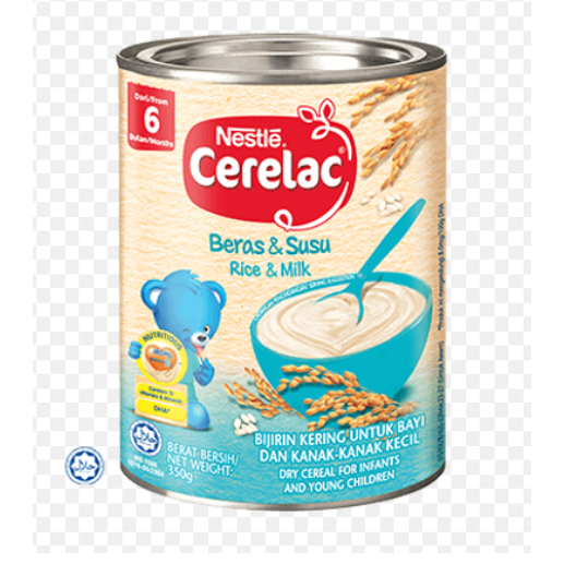 Nestle Cerelac Infant Cereals With Milk Rice Milk G Shopee