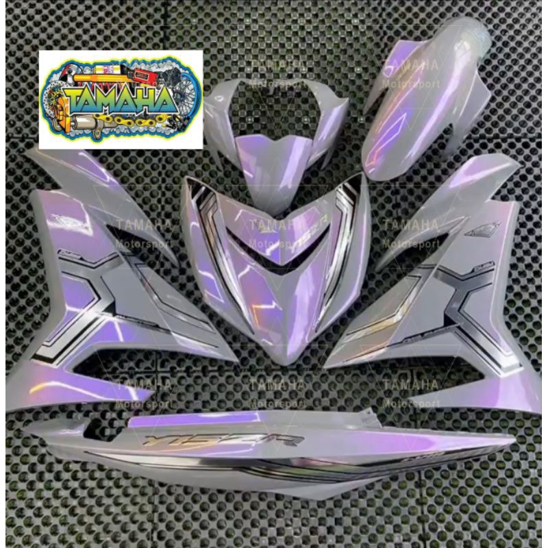 Yamaha Y15 Y15zr V1 V2 Vietnam Line Silver Chrome Galaxy Purple Grey