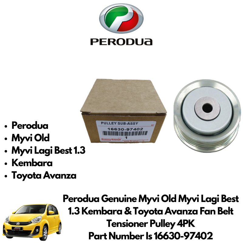 Perodua Genuine Myvi Old Myvi Lagi Best 1 3 Kembara Toyota Avanza Fan