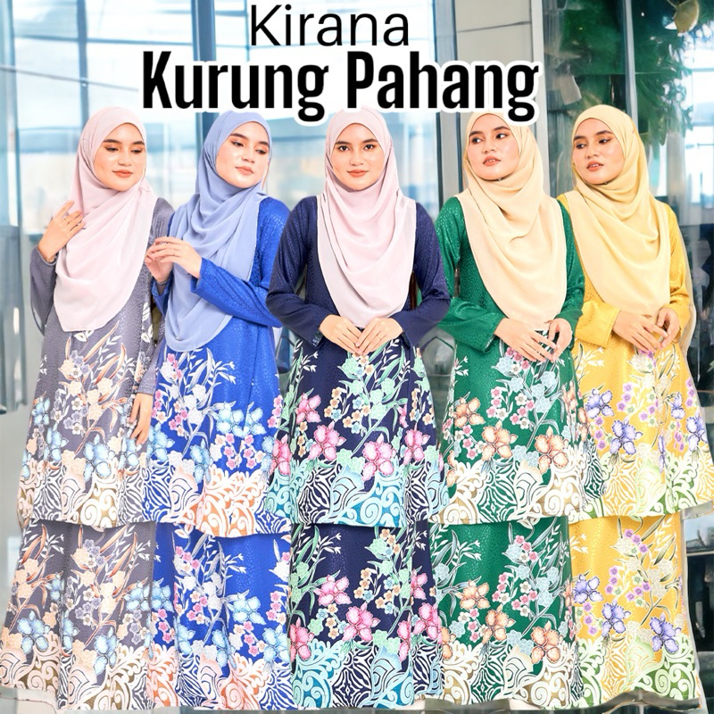 Kirana Baju Raya Baju Kurung Pahang Batik Sultanah Batik Malaysia