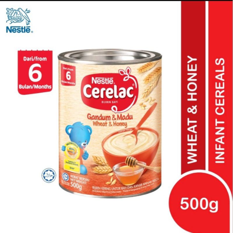 Nestle Cerelac Wheat Honey 500g Gandum Madu Expire Date September