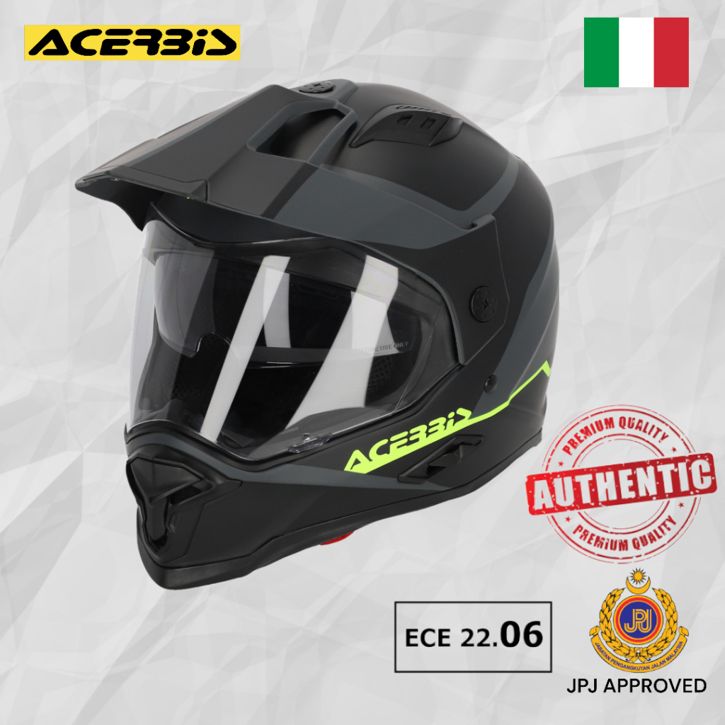 Acerbis Authentic Helmet Reactive Graffix Shopee Malaysia