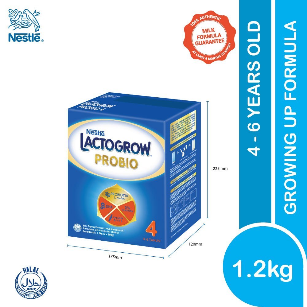 Nestle Lactogrow Step 4 1 2kg Exp 06 2024 Shopee Malaysia