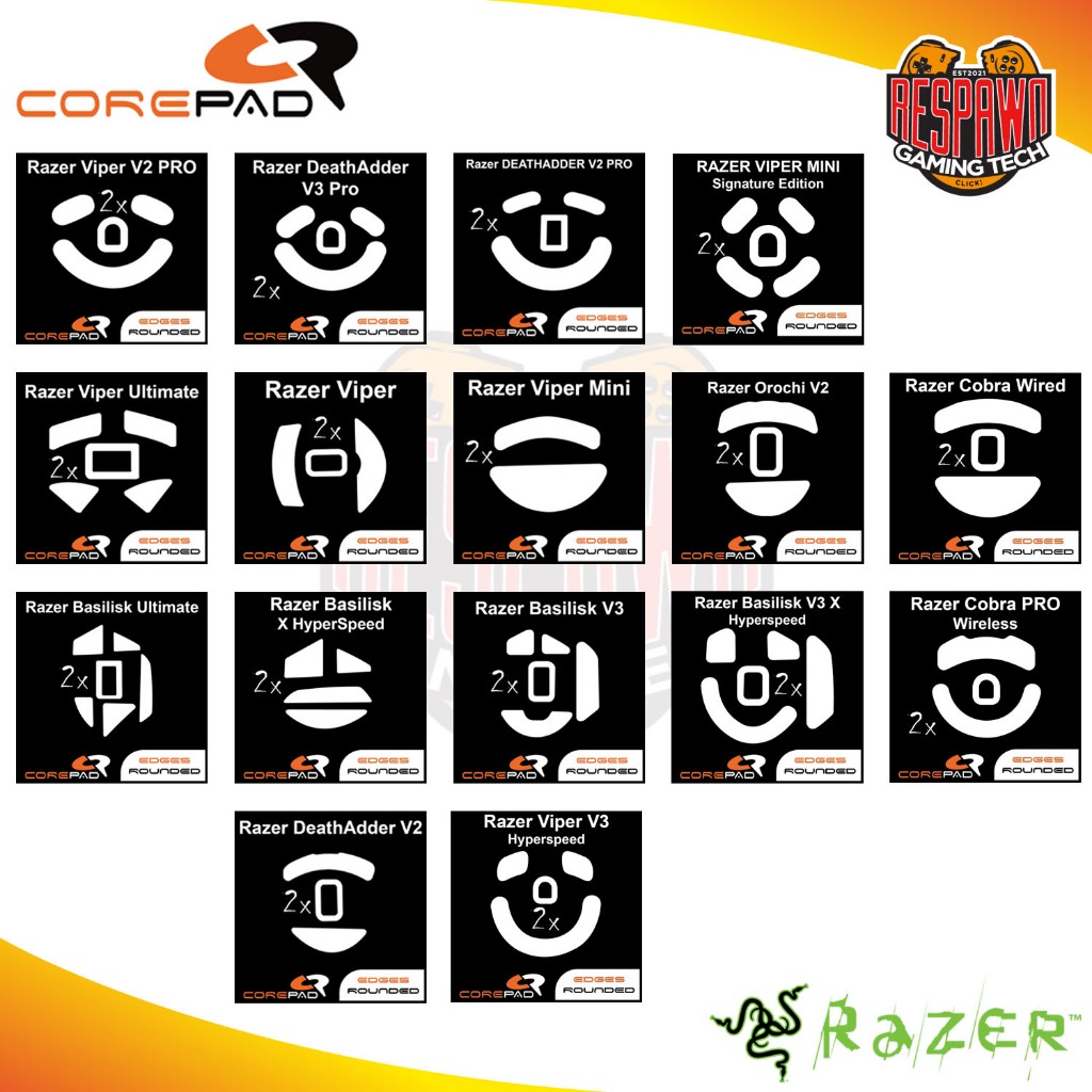 Corepad Skatez Razer Mouse Shopee Malaysia