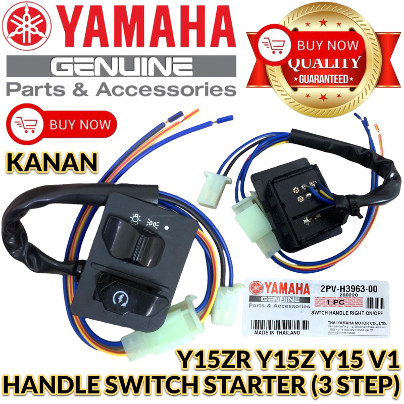 YAMAHA Y15ZR Y15Z Y15 V2 V1 HANDLE SWITCH KIRI KANAN DOUBLE SIGNAL