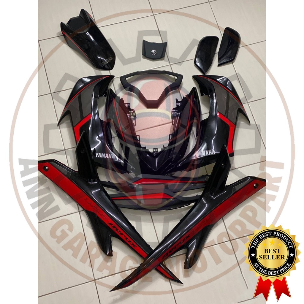 COVERSET BODYSET NVX 155 NVX155 V2 YAMAHA DOCTOR TONE BLACK 009 SIAP