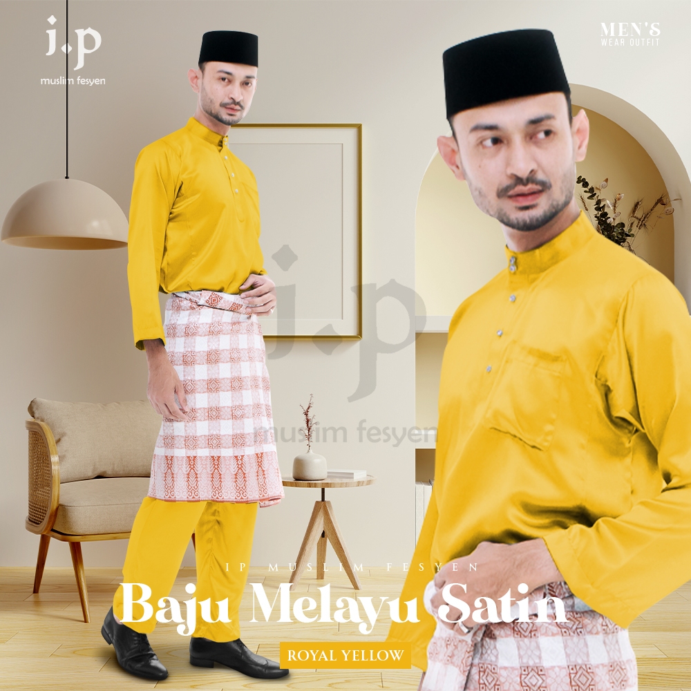 𝐈 𝐏 𝐌𝐮𝐬𝐥𝐢𝐦 𝟐𝟎𝟐𝟒 READY STOCK BAJU MELAYU PASANG SATIN DEWASA