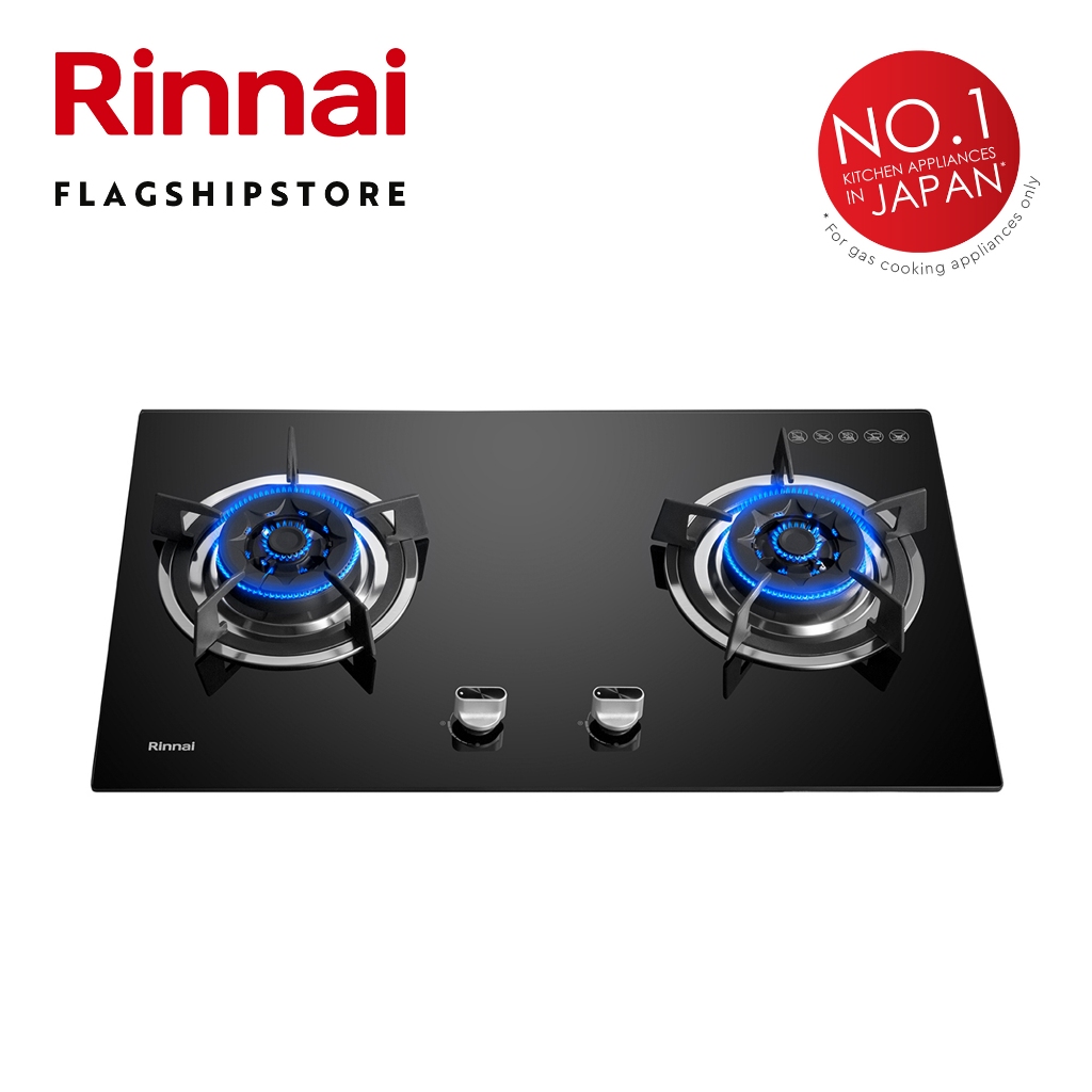 Rinnai Flexi Burner Built In Gas Hob Cm Rb G Shopee Malaysia