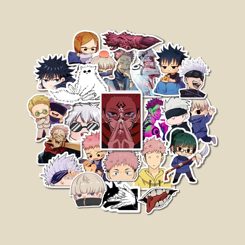 READY STOCK Jujutsu Kaisen Anime Waterproof Glossy Sticker Diary