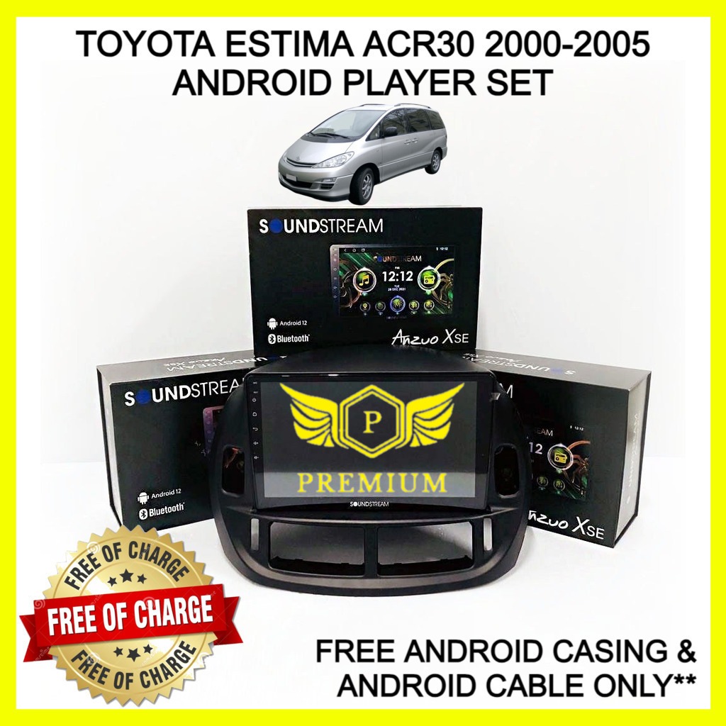 Soundstream Toyota Estima Acr Android Player Set