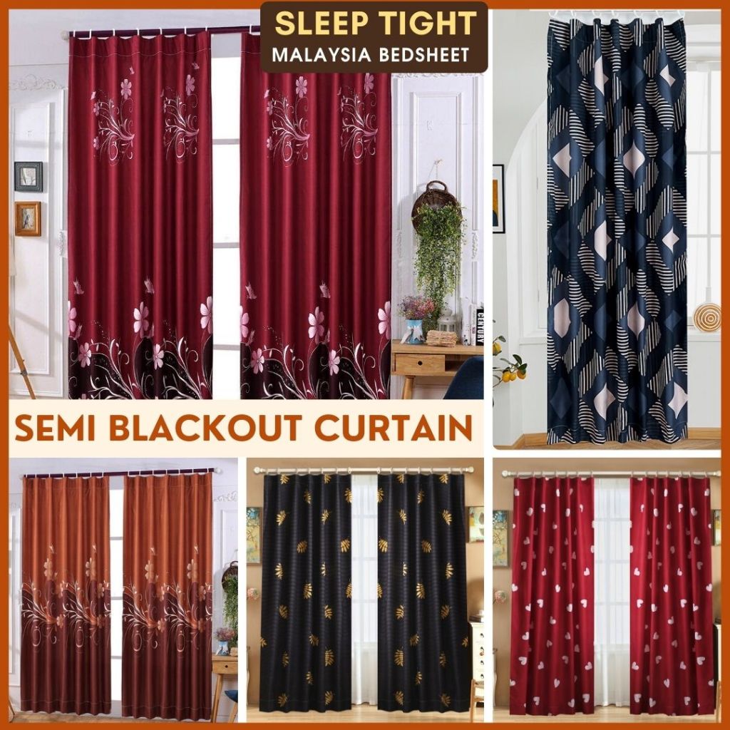 Tingkap Pintu Langsir Murah Curtain Size 120cmx160cm 120cmx210cm