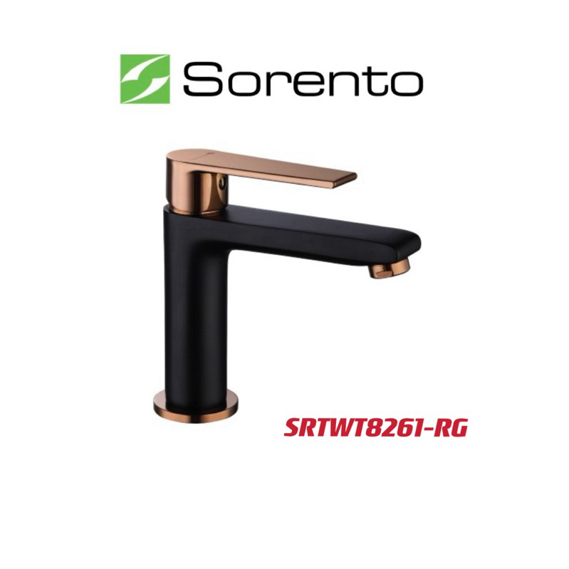 SORENTO BASIN COLD TAP BASIN TAP BLACK ROSE GOLD SRTWT8261 RG Shopee