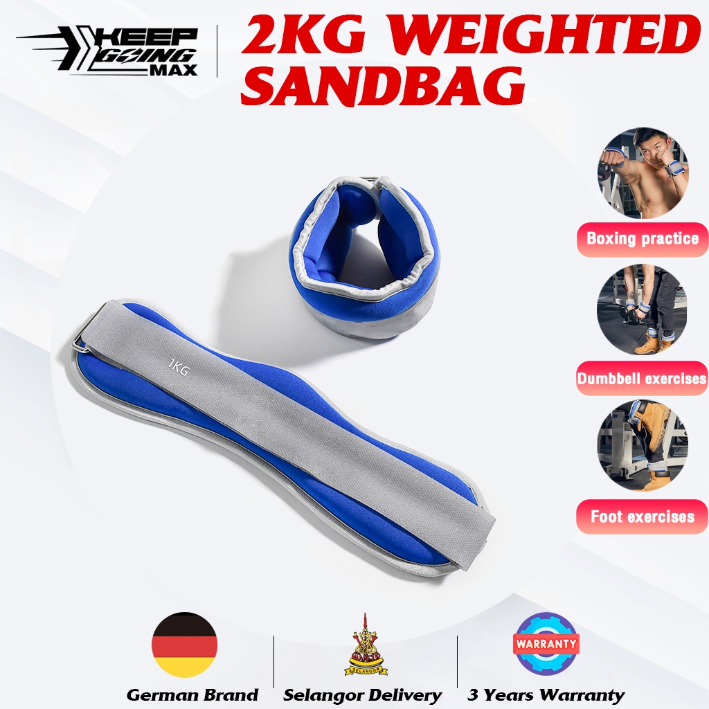 Kg Ankle Weights Sand Bag Wrist Arm Leg Exercise Workout Weight