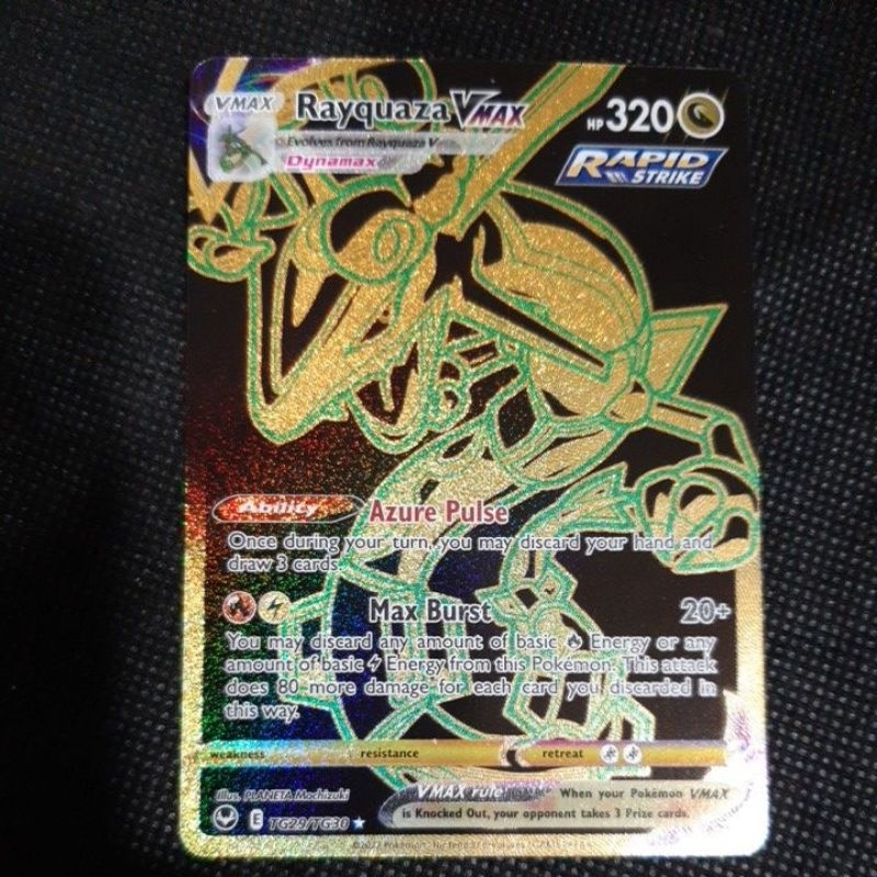 Pokemon Card TCG Silver Tempest Trainer Gallery Rayquaza VMAX TG29