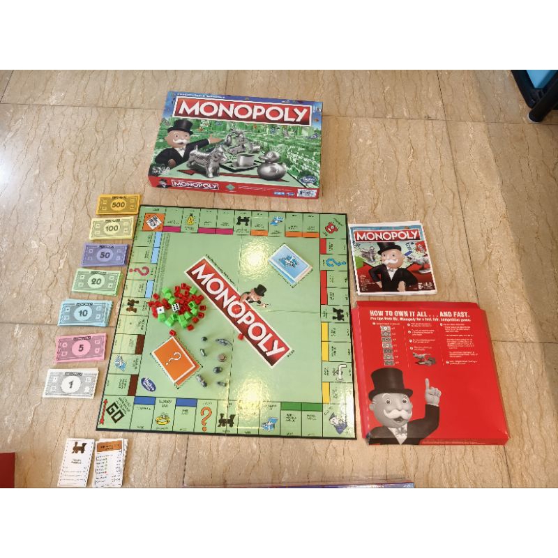 Hasbro Monopoly Classic Board Game Shopee Malaysia