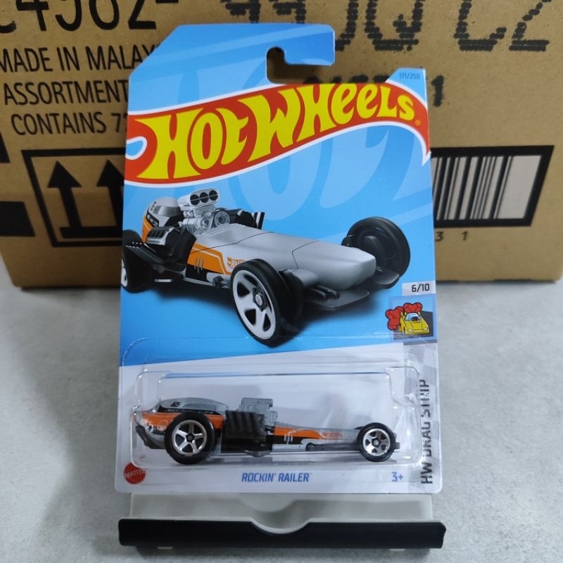 Hot Wheels Rockin Railer Gray Shopee Malaysia