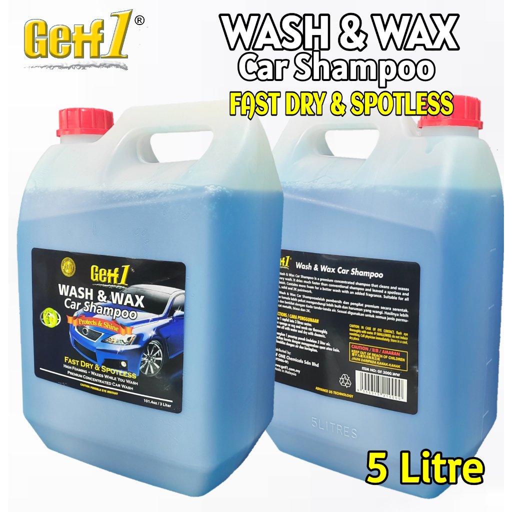 Getf Wash Wax Car Shampoo L Car Wash Detergent Foam Wash Sabun Cuci