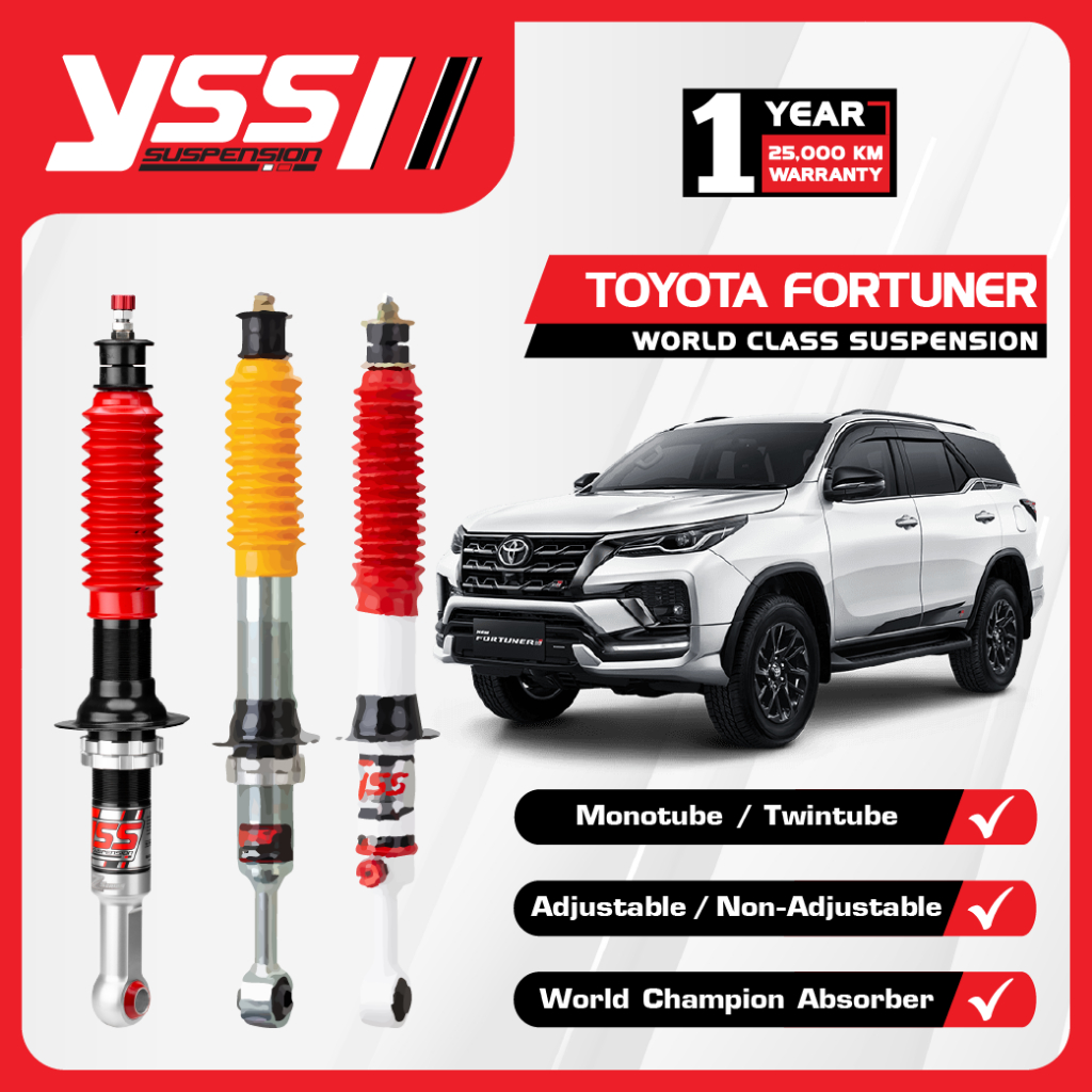 Toyota Fortuner YSS Suspension Toyota Fortuner Shock Absorber Toyota