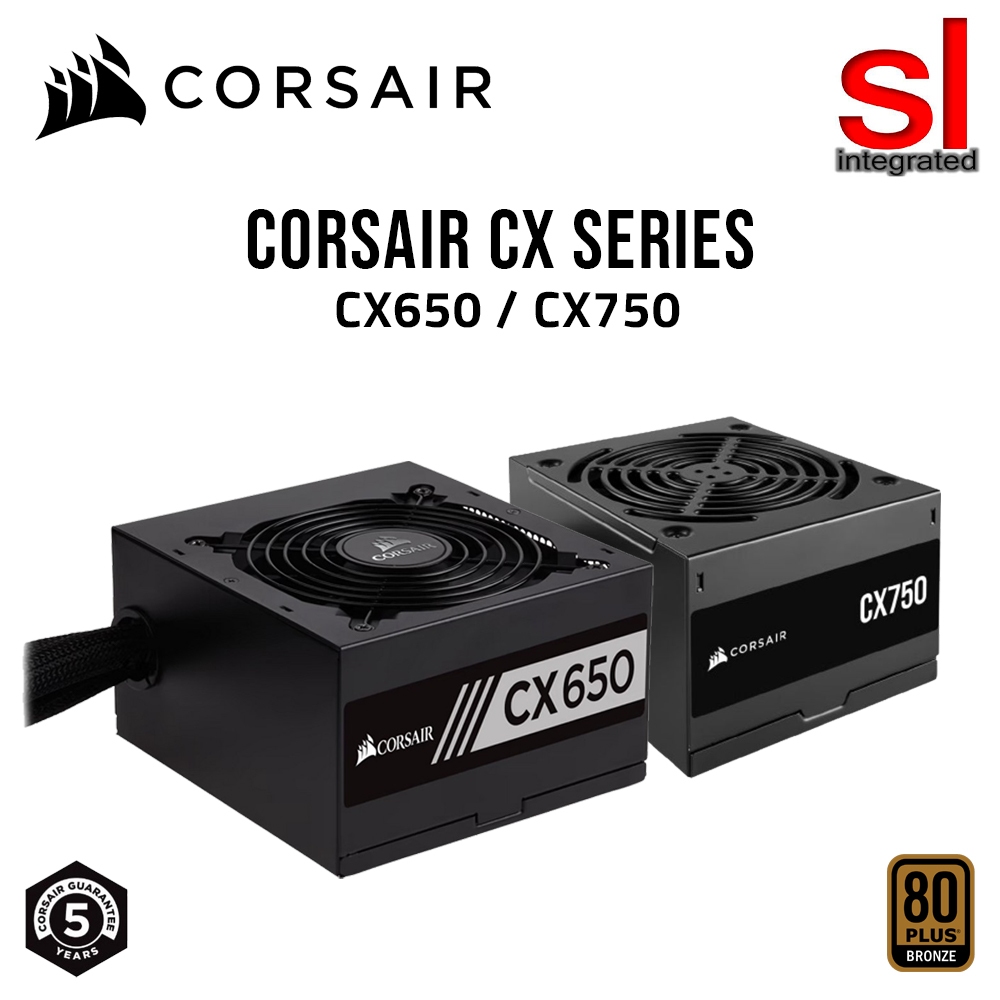 Corsair CX Series 80 PLUS Bronze ATX Power Supply CX650 CX750