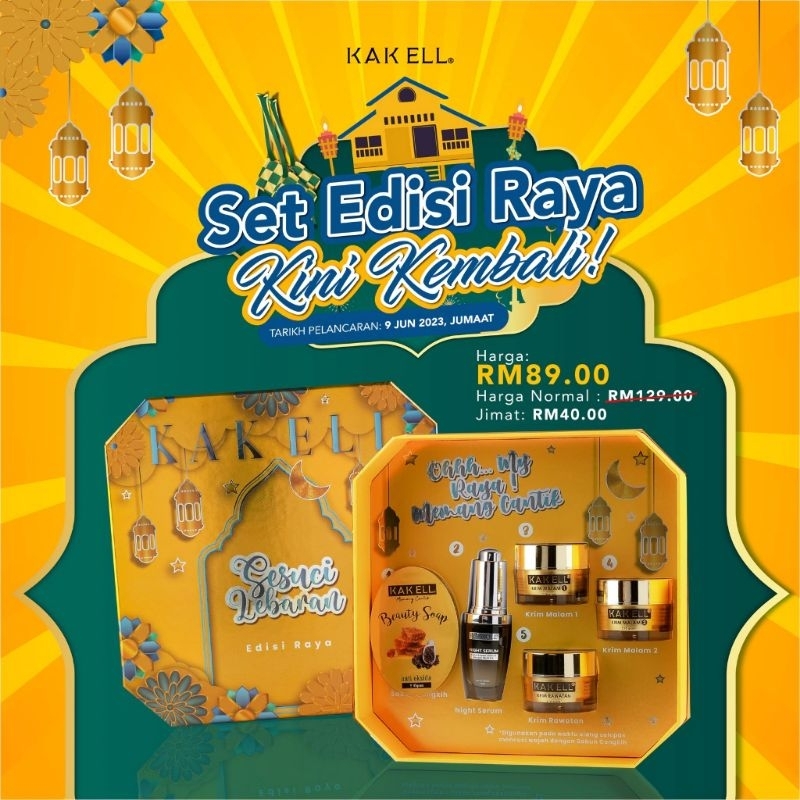 Kak Ell Set Edisi Raya Shopee Malaysia