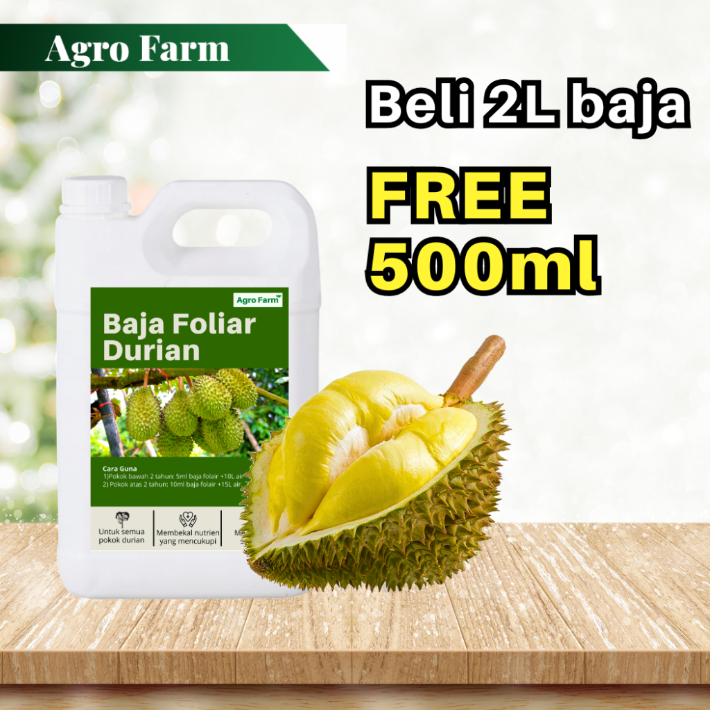 Rm Discount Voucheragro Farm Baja Durian Baja Foliar Baja Pokok