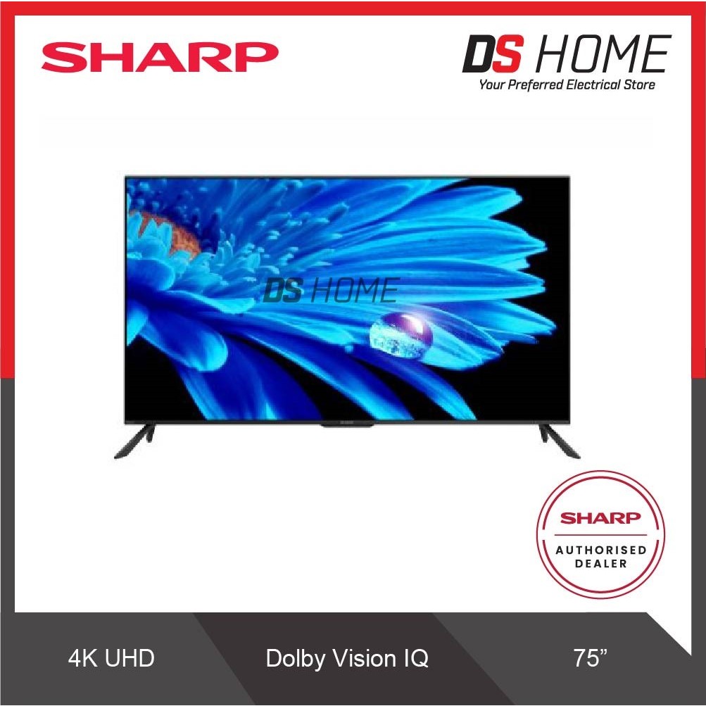 Sharp Tc Fk X K Uhd Aquos Google Tv Dolby Vision Iq Dolby Atmos