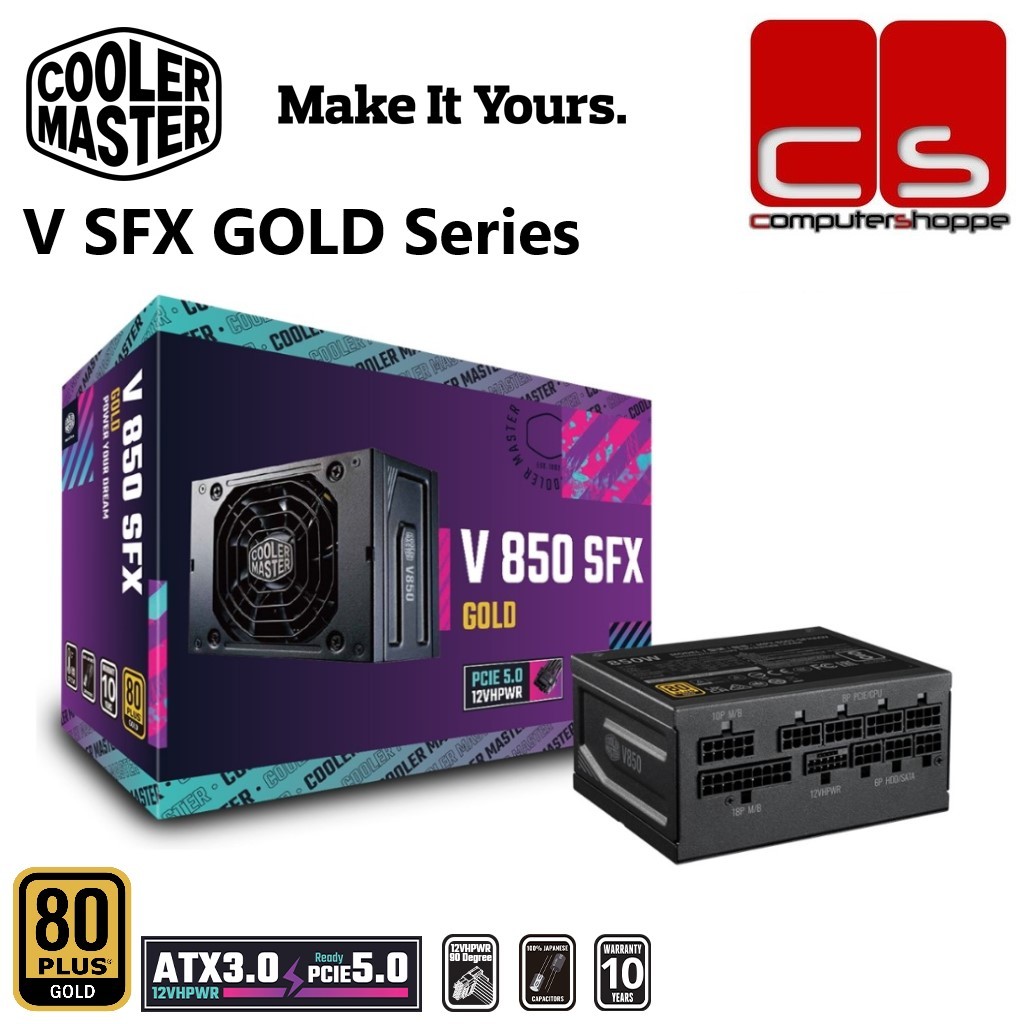 Cooler Master Gold V Sfx Series Atx Fully Modular Power Supply