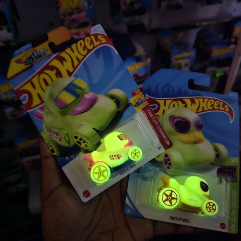 HOT WHEELS DUCK N ROLL ITIK HOTWHEELS GLOW IN THE DARK Shopee Malaysia