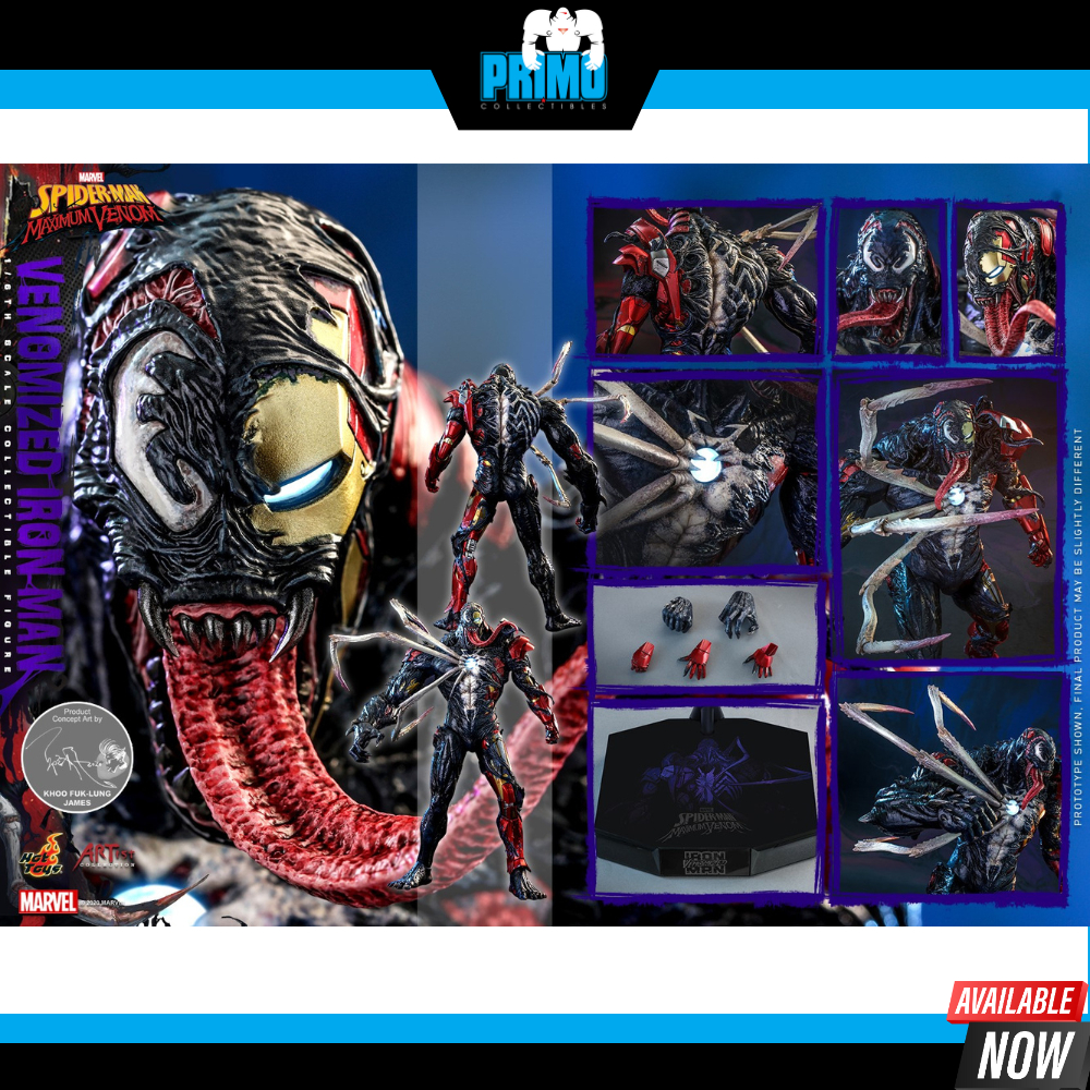 Hot Toys AC04 Marvel S Spider Man Maximum Venom 1 6th Venomized