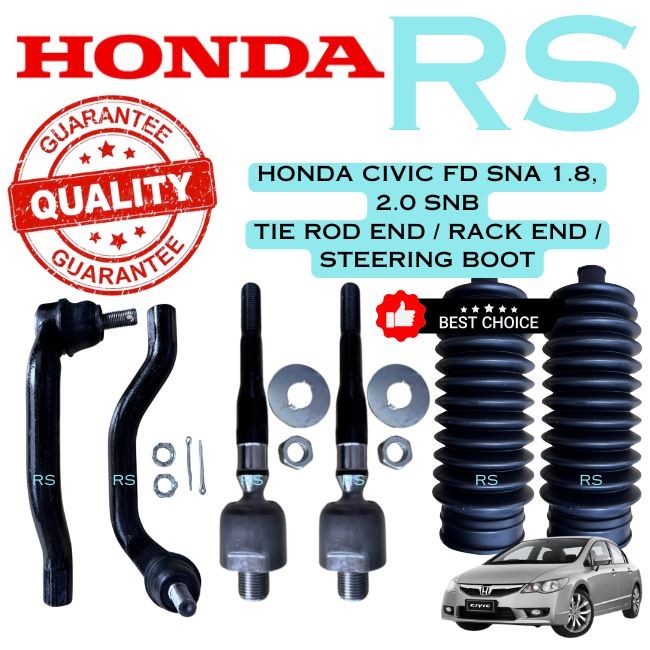 Honda Civic Fd Sna Snb Y Tie Rod End Rack End Steering