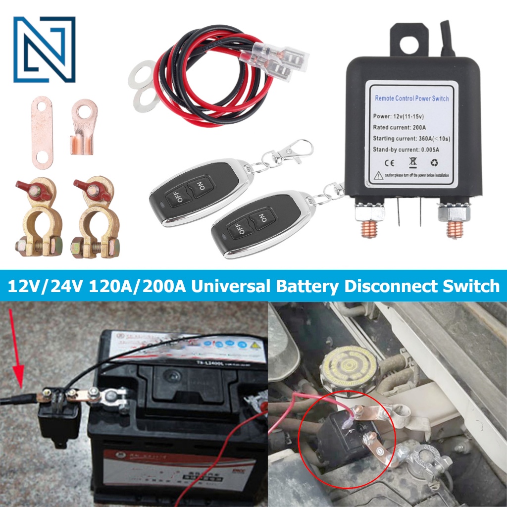 Dc V V A A Remote Battery Disconnect Switch Kill Switch For