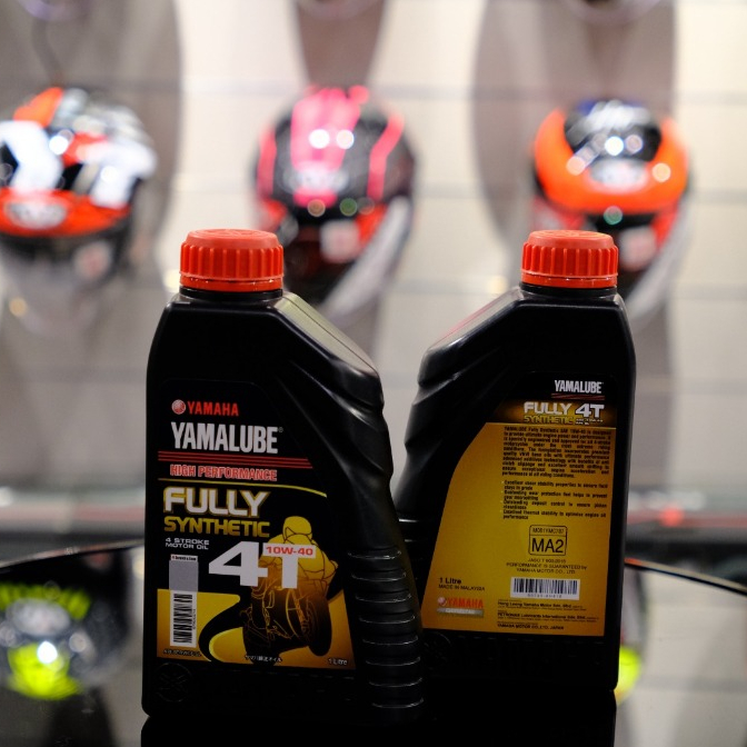 YAMAHA YAMALUBE 4T 10W 40 HIGH PERFORMANCE MOTORCYCLE OIL 1 LITER FULLY