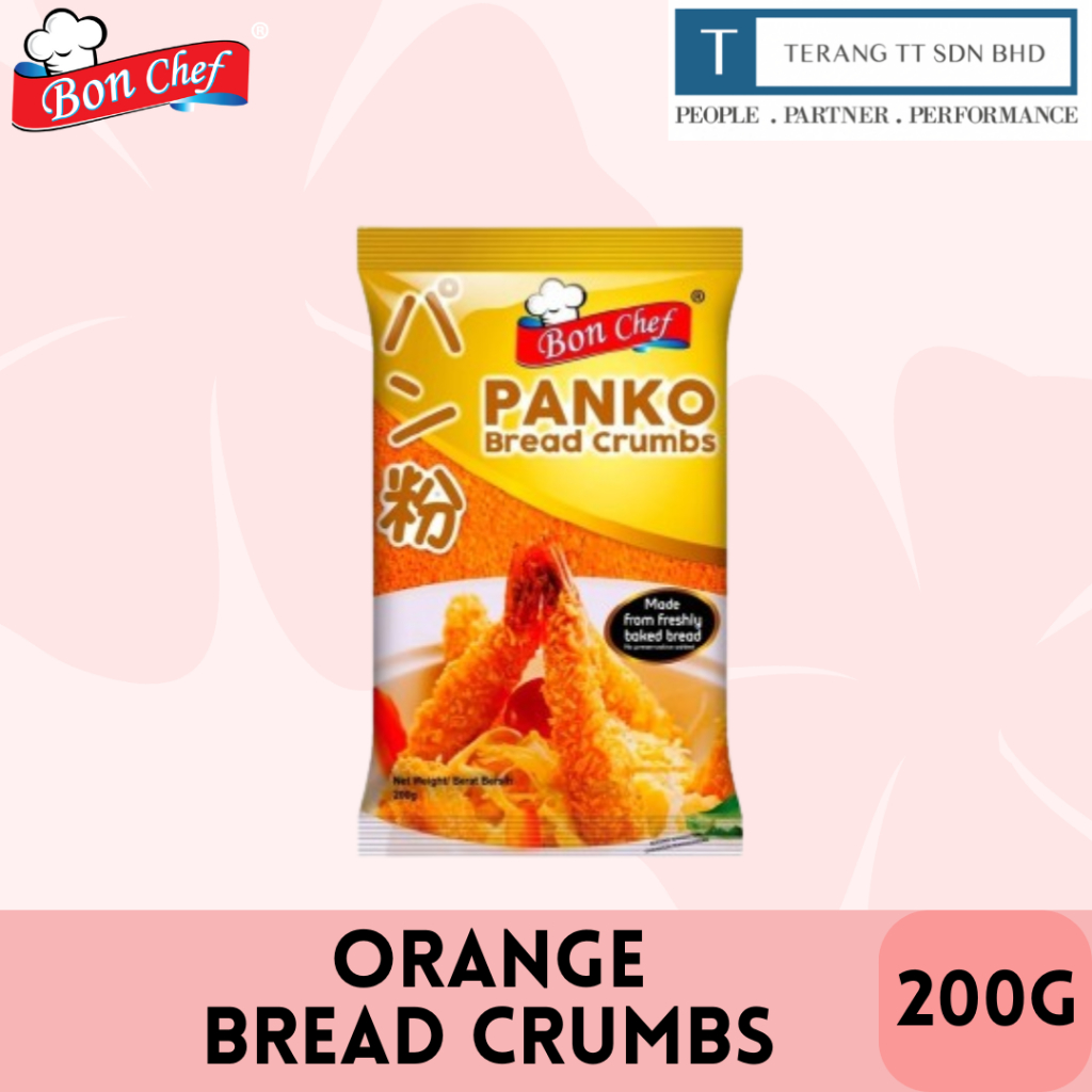 Bon Chef Panko Bread Crumbs Orange 200G Shopee Malaysia