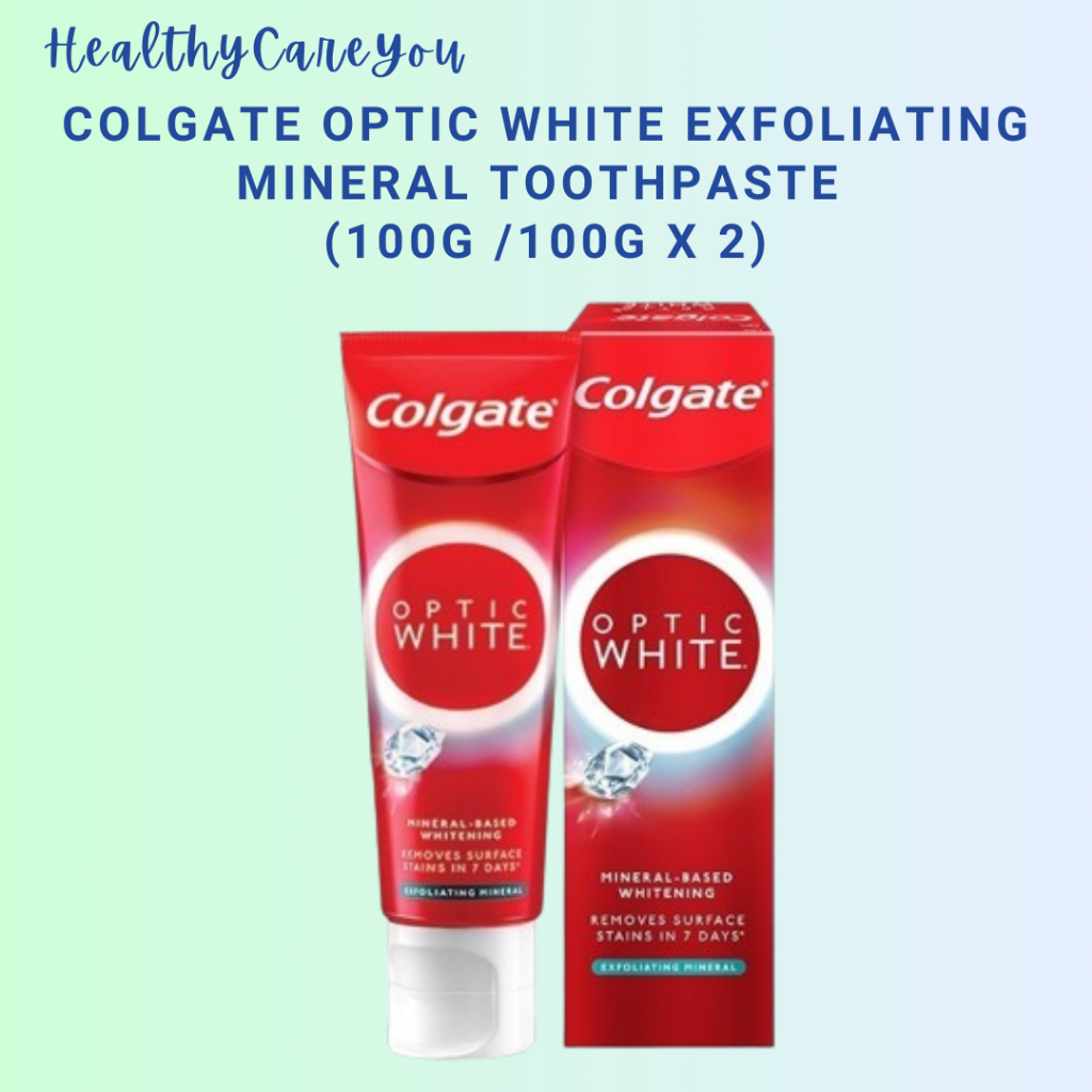 Colgate Optic White Exfoliating Mineral Toothpaste G X G