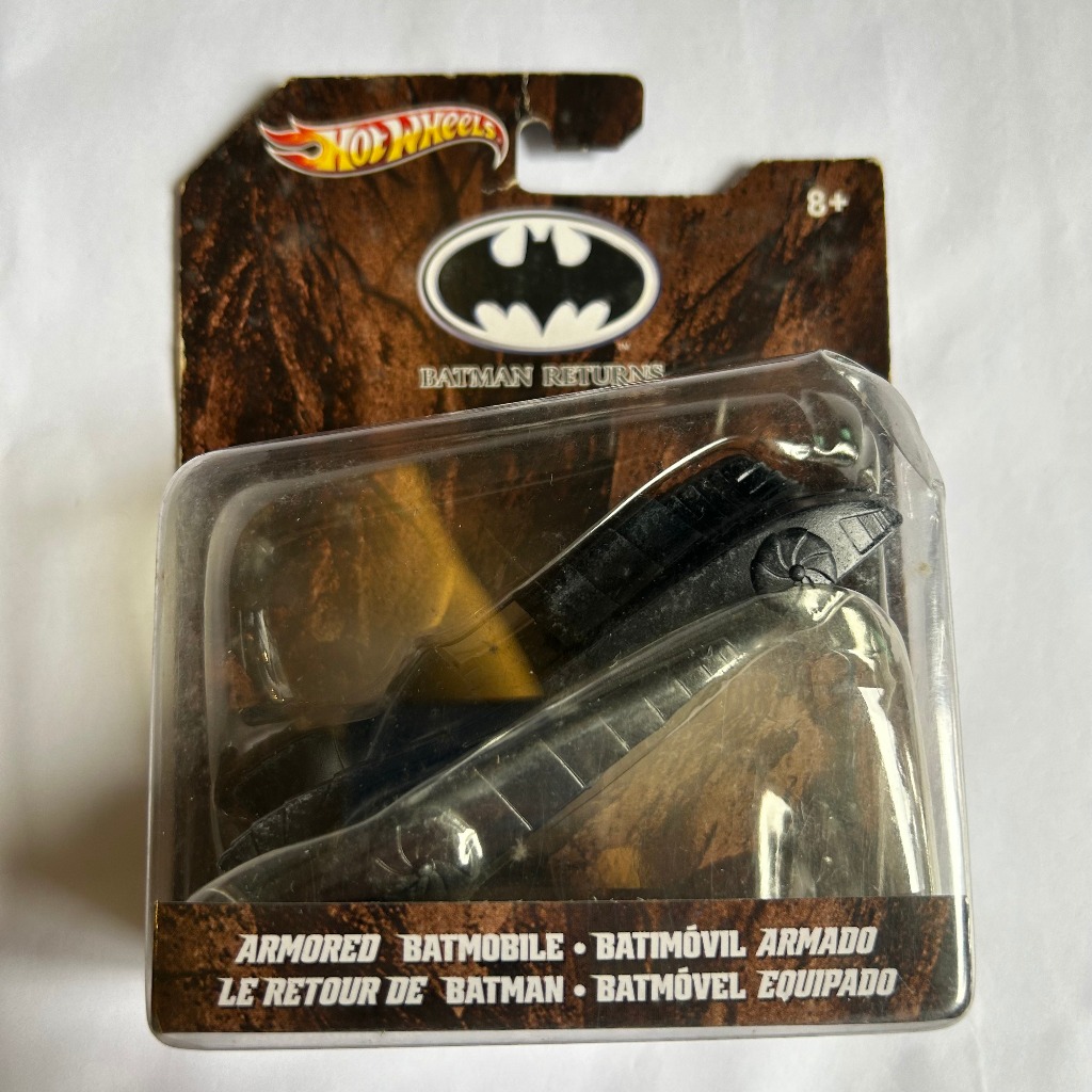 Hot Wheels Armored Batmobile Batman Returns Hotwheels Collector Black Scale