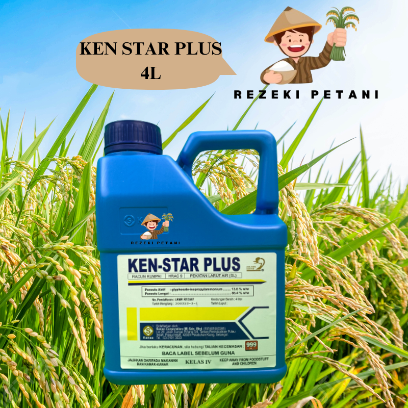 ORIGINAL 4L Ken Star Plus Kenso Glyphosate 13 6 Kenstar Plus Ken