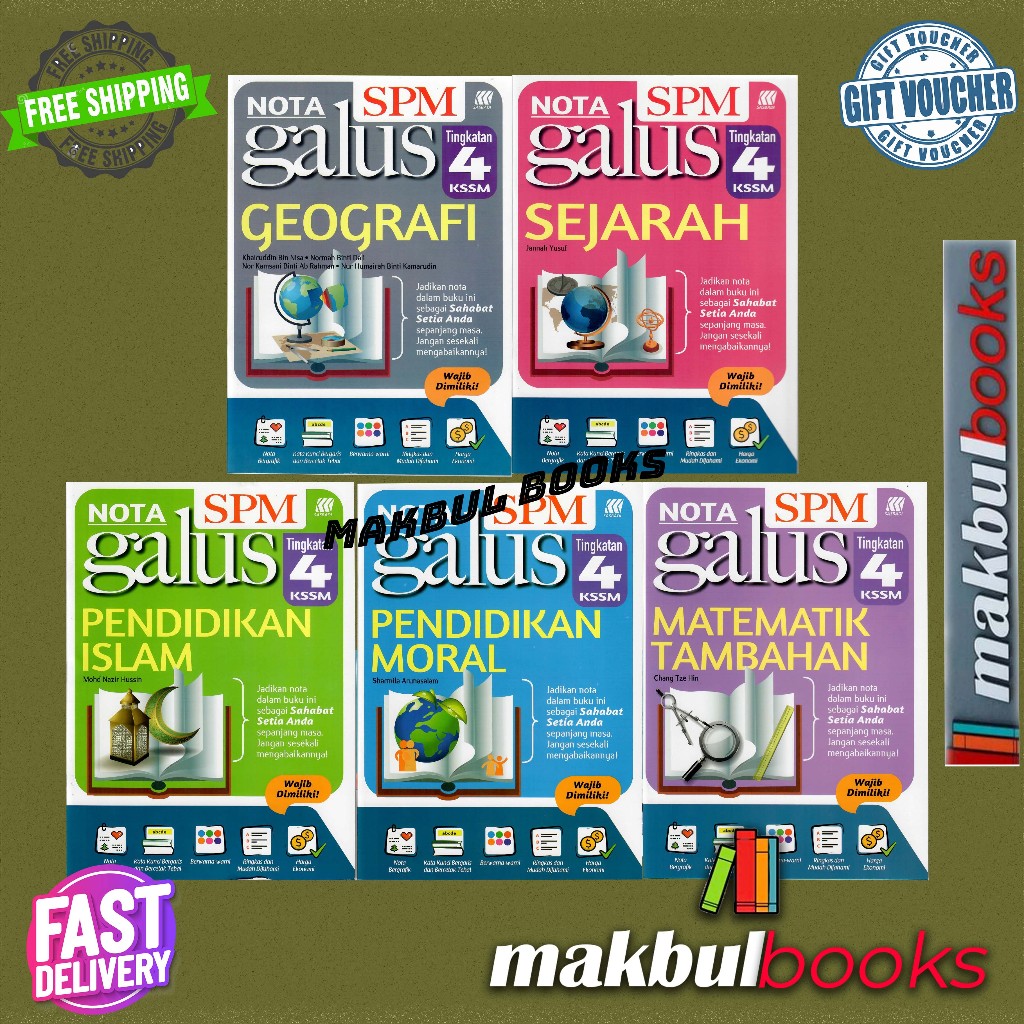 Sasbadi Nota Galus Spm Tingkatan Kssm Shopee Malaysia