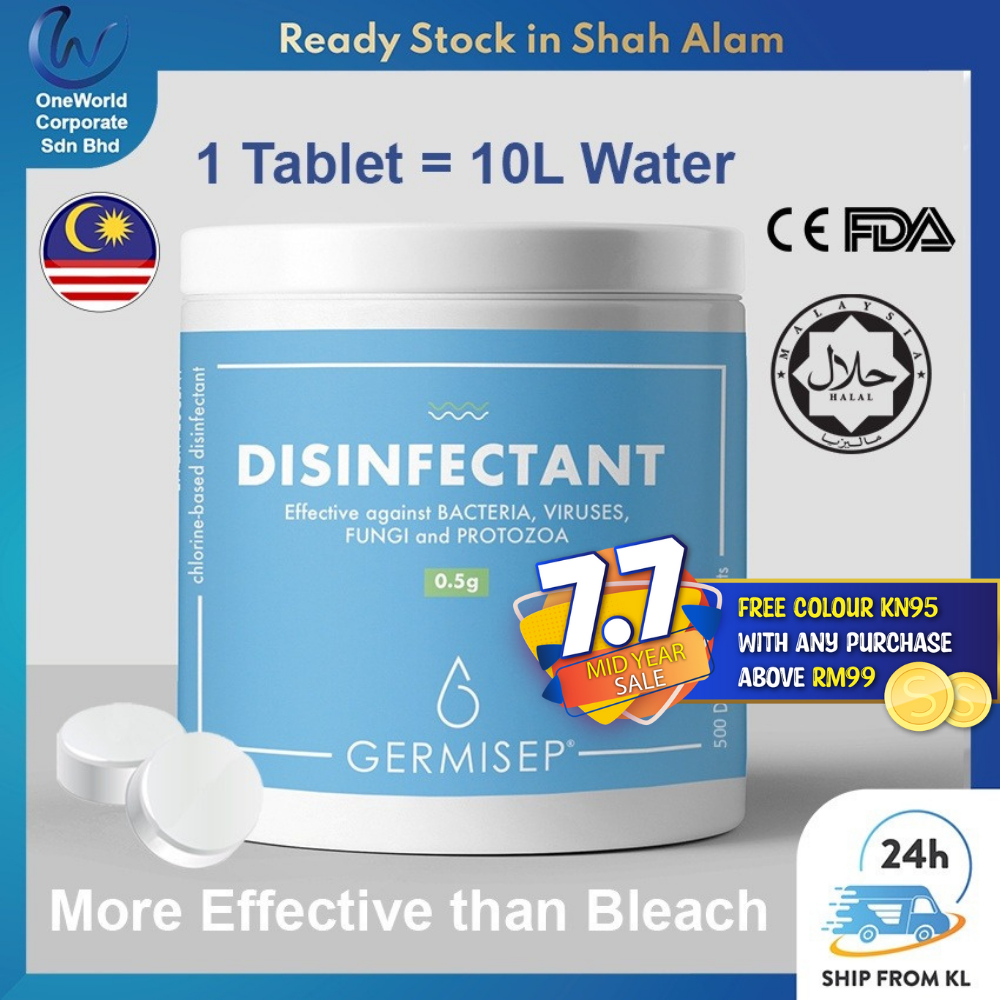 GERMISEP Chlorine Based Disinfectant Tablet Kills Of Virus Bacteria