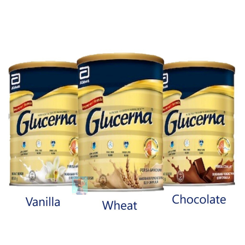 Glucerna Vanilla Chocolate Wheat 800g Shopee Malaysia