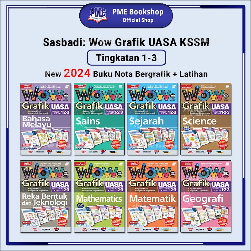 Pme Bookshop Sasbadi Wow Grafik Uasa Kssm Tingkatan